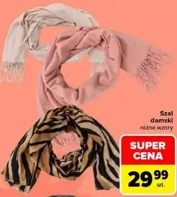Carrefour Szal damski TEX oferta