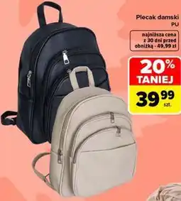 Carrefour Plecak damski PU TEX oferta