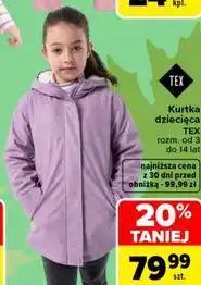 Carrefour Kurtka dziecięca TEX oferta