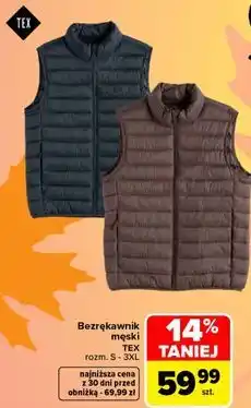 Carrefour Bezrękawnik męski TEX oferta