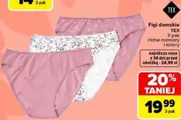 Carrefour Figi damskie TEX 3-pak oferta