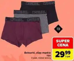 Carrefour Bokserki, slipy męskie TEX oferta