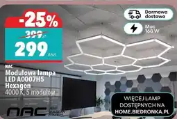 Biedronka Modułowa lampa LED A0007H5 Hexagon 4000 K, 5 modułów oferta