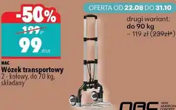 Biedronka Wózek transportowy 2-kołowy, do 70 kg, składany oferta