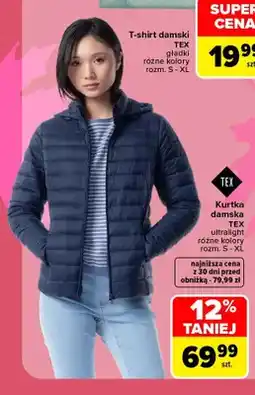 Carrefour Kurtka damska ultralight TEX oferta