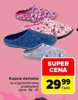 Carrefour Kapcie damskie na ergonomicznej podeszwie TEX oferta