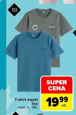Carrefour T-shirt męski TEX oferta