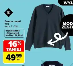 Carrefour Sweter męski TEX oferta