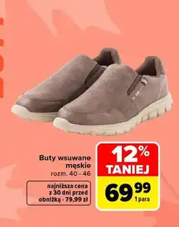 Carrefour Buty wsuwane męskie oferta