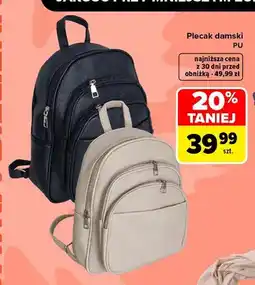Carrefour Plecak damski PU oferta
