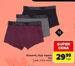 Carrefour Slipy męskie TEX 3-pak oferta
