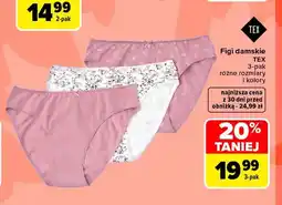 Carrefour Figi damskie TEX 3-pak oferta