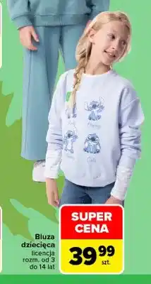 Carrefour Bluza dziecięca licencja TEX oferta