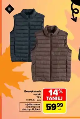 Carrefour Bezrękawnik męski TEX oferta
