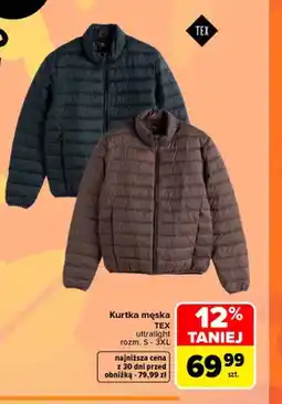 Carrefour Kurtka męska TEX ultralight oferta
