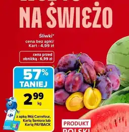 Carrefour Śliwki polskie oferta