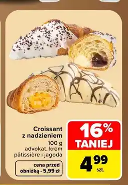 Carrefour Croissant z nadzieniem jagoda oferta