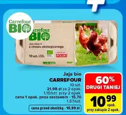 Carrefour Jajka kurze bio Carrefour oferta