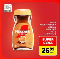 Carrefour Kawa rozpuszczalna Nescafé Crema oferta
