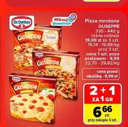 Carrefour Pizza mrożona Guseppe Dr. Oetker oferta