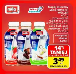 Carrefour Napój mleczny Müllermilch truskawkowy oferta