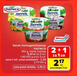 Carrefour Serek homogenizowany waniliowy Piątnica oferta