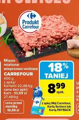 Carrefour Mięso mielone wieprzowo-wołowe Carrefour oferta