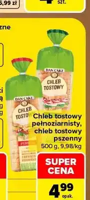 Carrefour Chleb tostowy pełnoziarnisty Dan Cake oferta