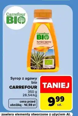 Carrefour Syrop z agawy bio Carrefour oferta