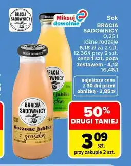 Carrefour Sok tłoczone jabłko z gruszką Bracia Sadownicy oferta