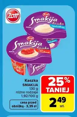 Carrefour Kaszka Zott Smakija oferta