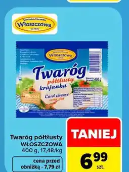 Carrefour Twaróg półtłusty Włoszczowa oferta