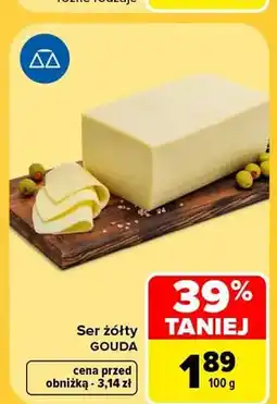 Carrefour Ser żółty gouda oferta