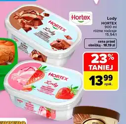 Carrefour Lody Hortex śmietankowo-truskawkowe oferta