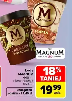 Carrefour Lody Magnum Crackleties Pistachio oferta