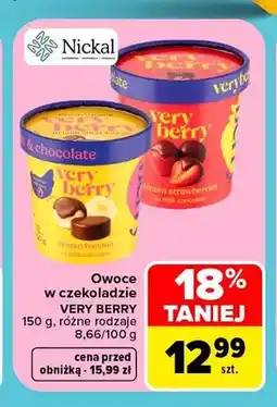 Carrefour Owoce w czekoladzie Very Berry banan oferta