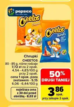 Carrefour Chrupki Cheetos Cheese oferta