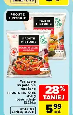 Carrefour Warzywa na patelnię mrożone Proste Historie oferta