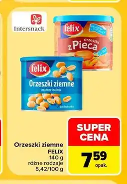 Carrefour Orzeszki ziemne smażone i solone Felix oferta