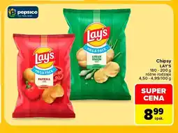 Carrefour Chipsy Lay's Paprika oferta