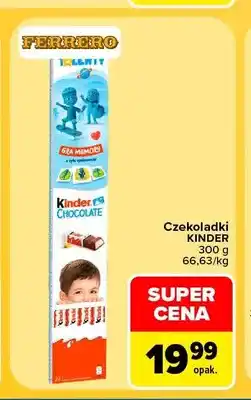 Carrefour Czekoladki Kinder oferta