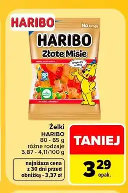 Carrefour Żelki Haribo Złote Misie oferta