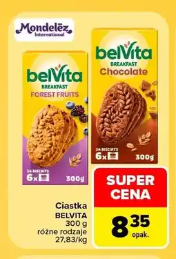 Carrefour Ciastka belVita Breakfast Forest Fruits oferta