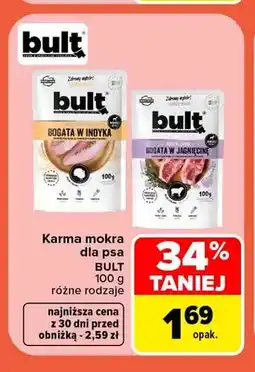 Carrefour Karma mokra dla psa Bult bogata w indyka oferta