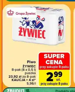 Carrefour Piwo Żywiec 8-pak oferta