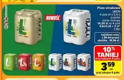 Carrefour Piwo smakowe Lech 4-pak oferta