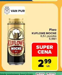 Carrefour Piwo Kuflowe Mocne oferta