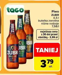 Carrefour Piwo Zubr Grand 11 oferta
