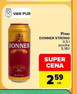 Carrefour Piwo Donner Strong oferta