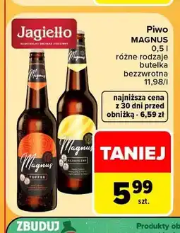 Carrefour Piwo Magnus Toffee oferta